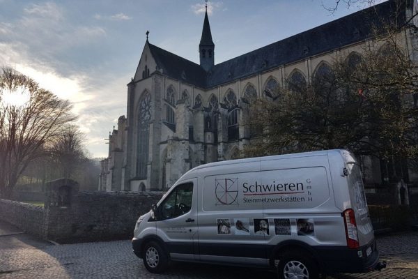 Altenberger Dom – letzte Mauerarbeiten